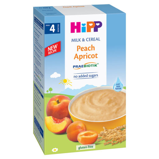 Bột ăn dặm HiPP dinh dưỡng sữa đào, mơ tây (250g)